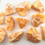 Orange Calcite Chunk, 3" Orange Calcite Chunk, Raw Orange Calcite, Rough Orange Calcite