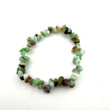 Gemstone Chip Bracelet, Natural Chip Stone Bracelet, Crystal Chip Bracelet