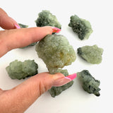 Small Prehnite Specimen, Prehnite Cluster, Natural Prehnite Stone, B-62