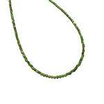3mm Faceted Gemstone Necklace, Dainty Crystal Necklace, Natural Gemstone Necklace, Facet Gemstone Necklace