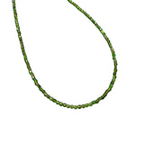 3mm Faceted Gemstone Necklace, Dainty Crystal Necklace, Natural Gemstone Necklace, Facet Gemstone Necklace