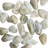 Green Amethyst, Tumbled Green Amethyst, Prasiolite Tumble