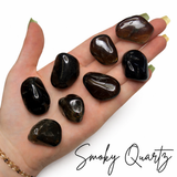 Smoky Quartz Tumble, Tumbled Smoky Quartz, Pocket Smoky Quartz, Healing Smoky Quartz