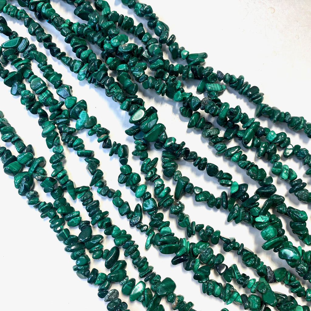 A Green Malachite Bead Necklace with a Malachite Pear-Sh… | Drouot.com