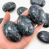 Larvikite Palm Stone, Healing Larvikite, Polished Larvikite, Flashy Larvikite, C-13