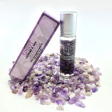 Amethyst Roll On Oil, Lavender and Sage Oil, SPIRIT Roll On Oil, Amethyst Charged
