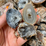 Oco Geode Stone, Natural Oco Geode, Oco Geode Half, Druzy Oco Geode