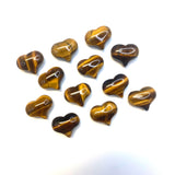 Mini Tigers Eye Heart, Tigers Eye Gemstone Heart, Healing Tigers Eye Heart, Small Tigers Eye Heart, B-05