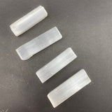 6cm Selenite Stick, Small Selenite Stick, Rough Selenite, Short Selenite Stick