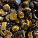 1lb Tigers Eye Chips, Bulk Tigers Eye Chips, Wholesale Tigers Eye Chips