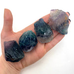 Rainbow Fluorite Raw Stone, Raw Fluorite, Rough Fluorite, Blue and Purple Fluorite, Quality Fluorite