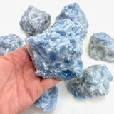 Blue Calcite Chunk, 3" Blue Calcite Chunk, Raw Blue Calcite, Rough Blue Calcite from Mexico