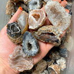 Oco Geode Stone, Natural Oco Geode, Oco Geode Half, Druzy Oco Geode