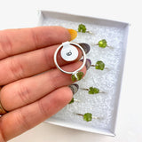 Sterling Silver Peridot Ring, Dainty Peridot Ring, Sterling Silver, Peridot Ring