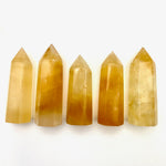 Honey Calcite Point, Polished Honey Calcite, Honey Calcite Tower