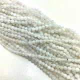 4mm Round Moonstone Bead, Rainbow Moonstone Bead, Moonstone Bead Strand, 16” Moonstone Bead Strand