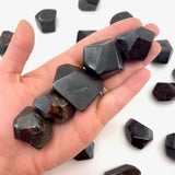 Hexagonal Garnet, ONE Garnet Specimen, Hand Polished Garnet, Small Garnet