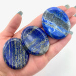 Lapis Lazuli Worry Stone, Healing Lapis Worry Stone, Smooth Lapis Worry Stone, A-49