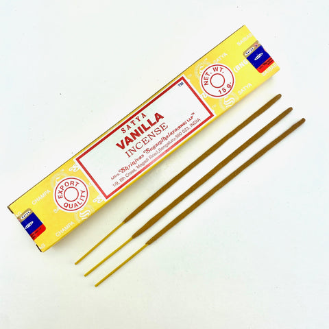 Vanilla Incense, Vanilla Incense Sticks, Satya Incense, Vanilla Incense Pack