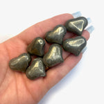 Mini Pyrite Heart, Pyrite Gemstone Heart, Healing Pyrite Heart, Small Pyrite Heart, B-08