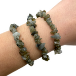 Labradorite Gemstone Bracelet, Labradorite Bracelet, Labradorite Chip Bracelet