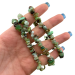 Chrysoprase Gemstone Bracelet, Chrysoprase Bracelet, Chrysoprase Chip Bracelet