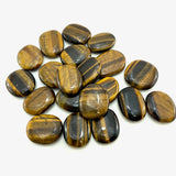 Tigers Eye Worry Stone, Tigers Eye Smooth Stone, Healing Tigers Eye, P-9