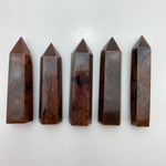 Mahogany Obsidian Point, Polished Mahogany Obsidian, Mahogany Obsidian Tower