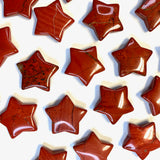 Red Jasper Star Carving, Red Jasper Gemstone Star, Red Jasper Star, Flat Red Jasper Star Carving, B-25