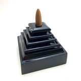 Pyramid Backflow Burner, Black Backflow Burner, Pyramid Incense, Backflow Incense Holder