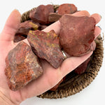 Red Jasper Rough, One Stone or Baggy, Rough Red Jasper, Raw Red Jasper