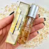 Citrine Roll On Oil, Frankincense and Geranium Oil, ABUNDANCE Roll On Oil, Citrine Charged