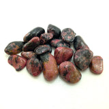 Rhodonite Tumbled Stone, Tumbled Rhodonite, Polished Rhodonite, Healing Rhodonite, T-46