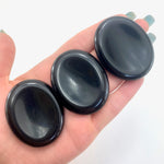Obsidian Worry Stone, Healing Obsidian Worry Stone, Smooth Obsidian Worry Stone, A-46