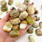 Tumbled Green Onyx, Natural Green Onyx, Polished Green Onyx, Green Onyx Tumble