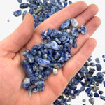 Sodalite Chips, 25 grams of Sodalite Chips, Small Sodalite, Tumbled Sodalite