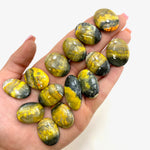 Oval Bumblebee Jasper Cabochon, Bumblebee Jasper Cabochon, Polished Bumblebee Jasper Cabochon, 003