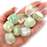 RARE Green Apophyllite Tumble, Polished Green Apophyllite, Green Apophyllite, T-101