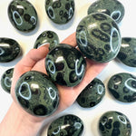 Kambaba Jasper Palm Stone, Crocodile Jasper Palm Stone, Smooth Kambaba Jasper Palm Stone, Healing Kambaba