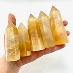 Honey Calcite Point, Polished Honey Calcite, Honey Calcite Tower