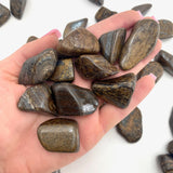 Bronzite Tumble, Tumbled Bronzite, Polished Bronzite Stone, Natural Bronzite