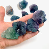 Rainbow Fluorite Raw Stone, Raw Fluorite, Rough Fluorite, Blue and Purple Fluorite, Quality Fluorite