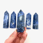 Sodalite Point, Polished Sodalite Point, Sodalite Tower, Sodalite Gemstone