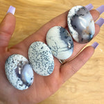 Dendritic Opal Palm Stone, Mini Dendritic Opal Palm, Dendrite Opal Palm Stone, Polished Dendritic Opal, B-55