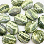 Serpentine Palm Stone, Infinite Palm Stone, Polished Serpentine Palm, Smooth Serpentine Palm Stone