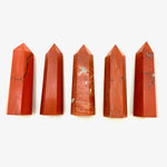 Red Jasper Point, Polished Red Jasper Point, Red Jasper Tower, Healing Red Jasper