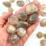 Golden Rutile Tumble, Tumbled Golden Rutile, Rutile Quartz, Tumbled Gold Rutile Quartz, T-48