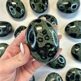 Kambaba Jasper Palm Stone, Crocodile Jasper Palm Stone, Smooth Kambaba Jasper Palm Stone, Healing Kambaba