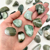 Burma Jade Tumble, Tumbled Burma Jade, Natural Burma Jade, Pocket Burma Jade, P-36