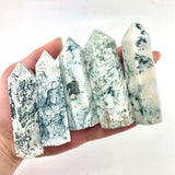 Tree Agate Point, Polished Tree Agate Point, Tree Agate Tower, Tree Agate Gemstone